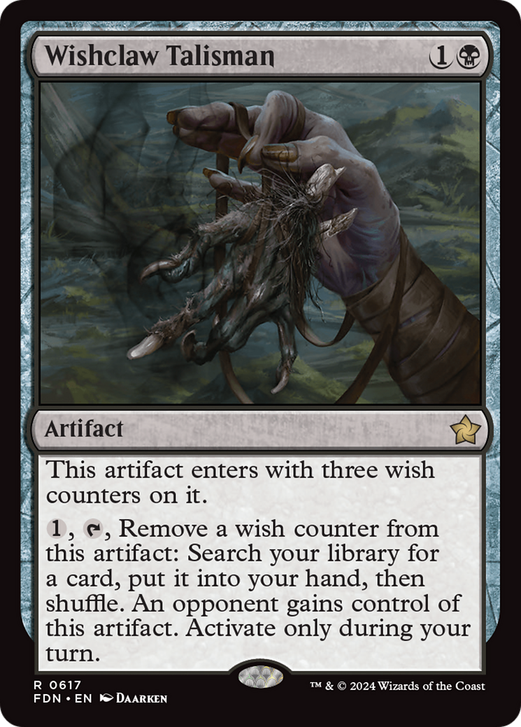 Wishclaw Talisman [Foundations] MTG Single Magic: The Gathering | Red Claw Gaming