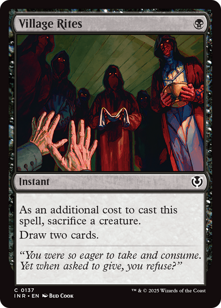 Village Rites [Innistrad Remastered] MTG Single Magic: The Gathering | Red Claw Gaming