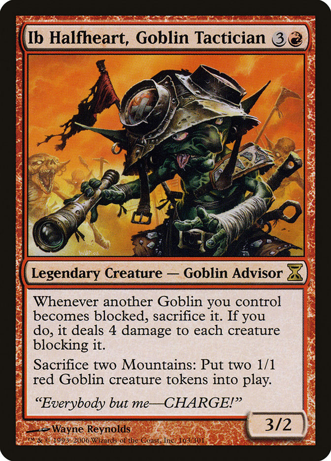 Ib Halfheart, Goblin Tactician [Time Spiral] MTG Single Magic: The Gathering | Red Claw Gaming