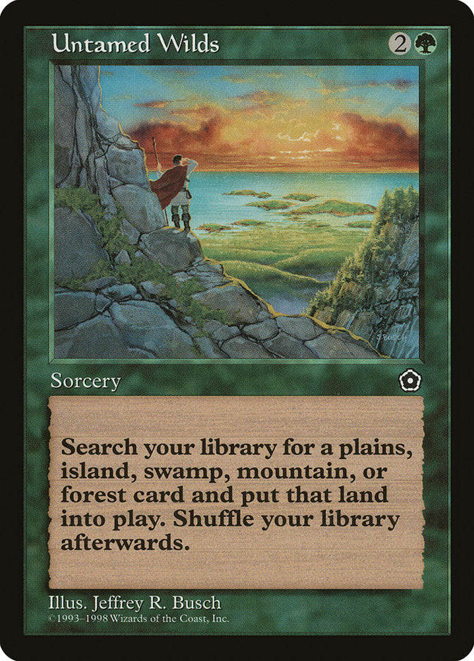 Untamed Wilds [Portal Second Age] MTG Single Magic: The Gathering | Red Claw Gaming