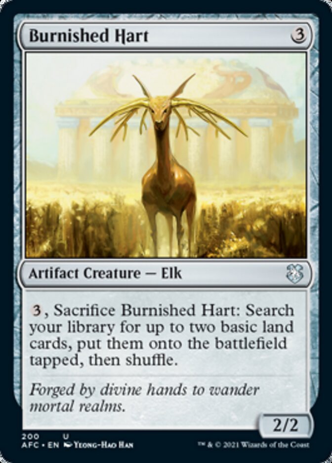Burnished Hart [Dungeons & Dragons: Adventures in the Forgotten Realms Commander] MTG Single Magic: The Gathering | Red Claw Gaming