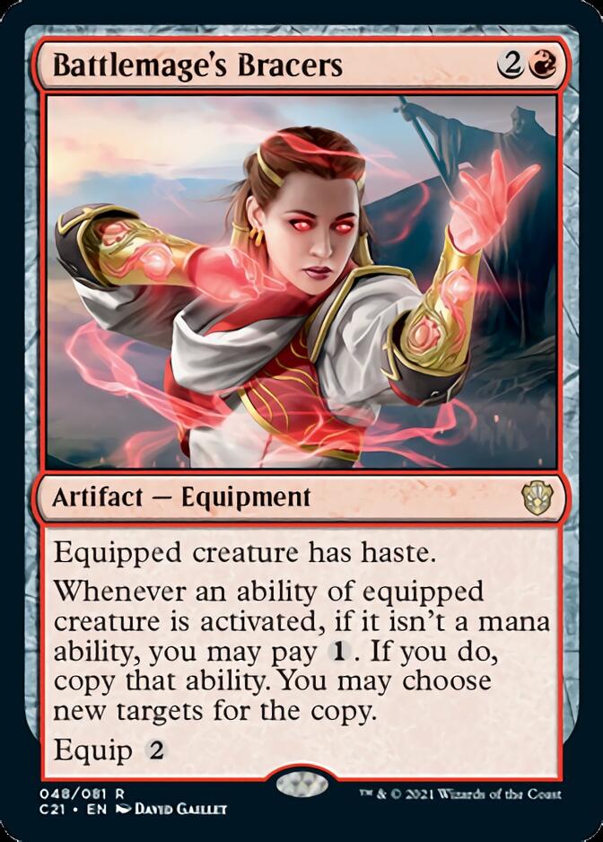 Battlemage's Bracers [Commander 2021] MTG Single Magic: The Gathering | Red Claw Gaming