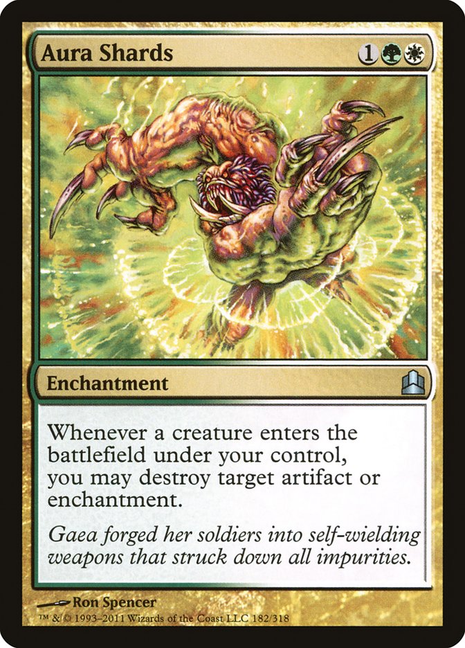 Aura Shards [Commander 2011] MTG Single Magic: The Gathering | Red Claw Gaming