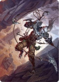 Akiri, Fearless Voyager Art Card [Zendikar Rising Art Series] MTG Single Magic: The Gathering | Red Claw Gaming