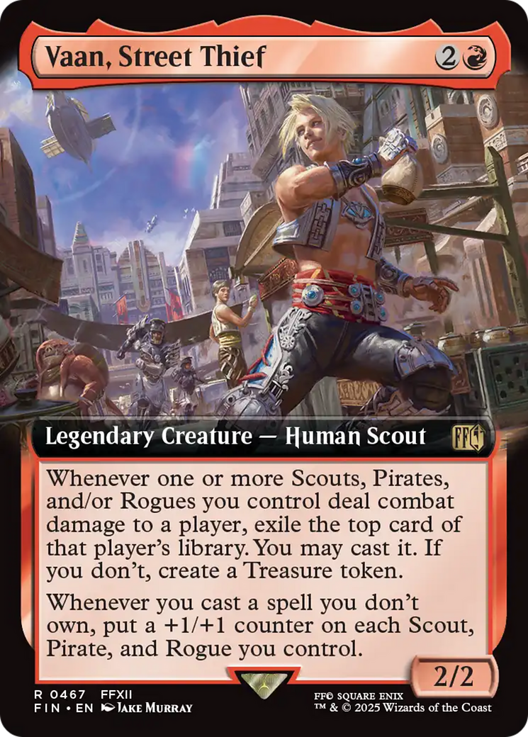 Vaan, Street Thief (Extended Art) [FINAL FANTASY] MTG Single Magic: The Gathering | Red Claw Gaming