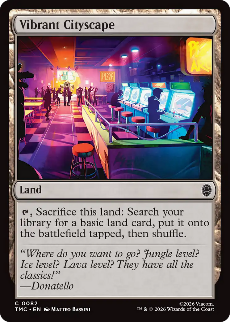 Vibrant Cityscape [Teenage Mutant Ninja Turtles Commander] MTG Single Magic: The Gathering | Red Claw Gaming