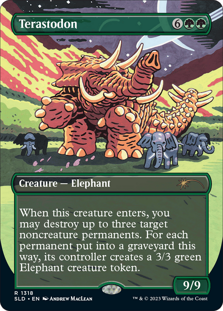 Terastodon (Rainbow Foil) [Secret Lair Drop Series] MTG Single Magic: The Gathering | Red Claw Gaming