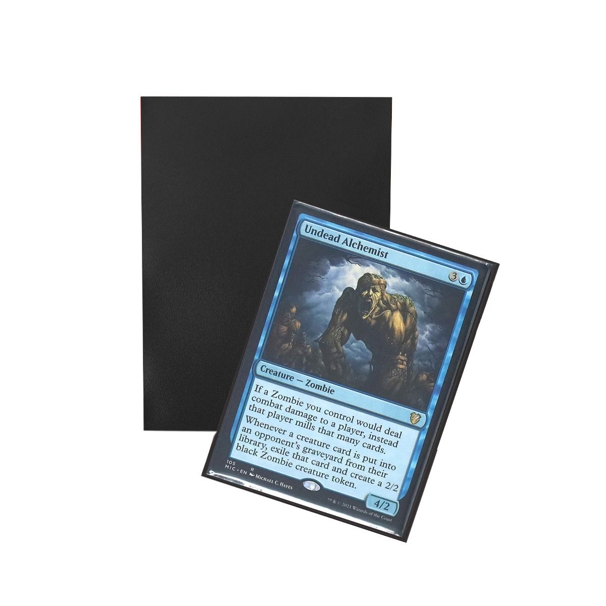 Iridian™ Matte Sleeves - Black Top Loader BCW    | Red Claw Gaming