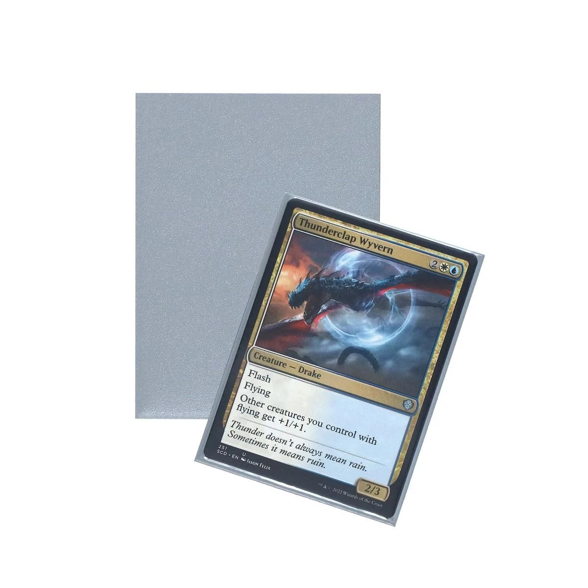 Iridian™ Matte Sleeves - Silver Top Loader BCW    | Red Claw Gaming