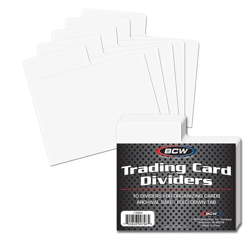 BCW Trading Card Dividers Top Loader BCW | Red Claw Gaming