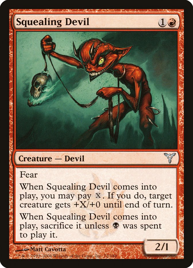 Squealing Devil [Dissension] MTG Single Magic: The Gathering | Red Claw Gaming