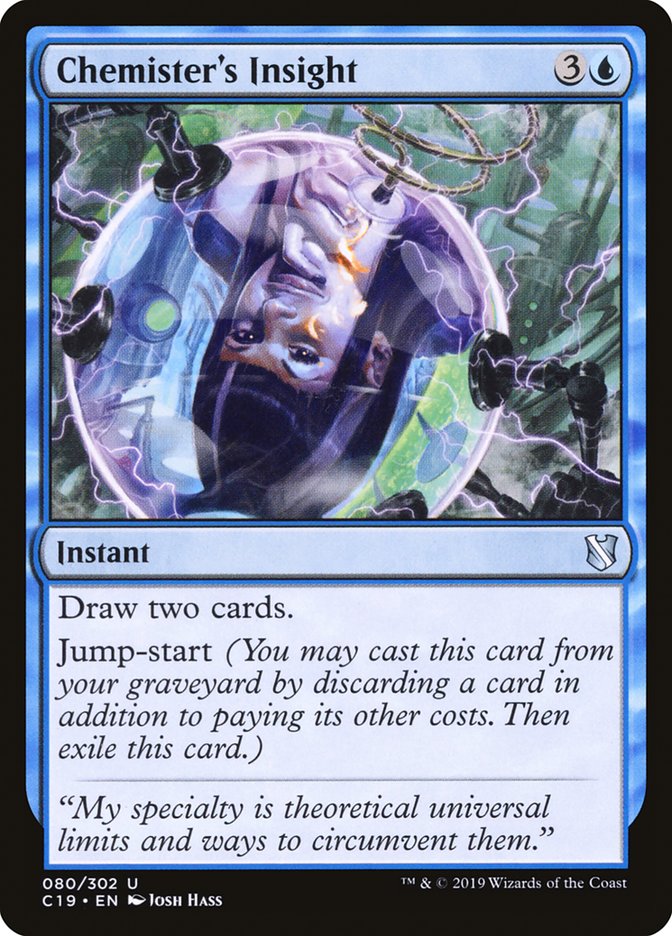 Chemister's Insight [Commander 2019] MTG Single Magic: The Gathering | Red Claw Gaming