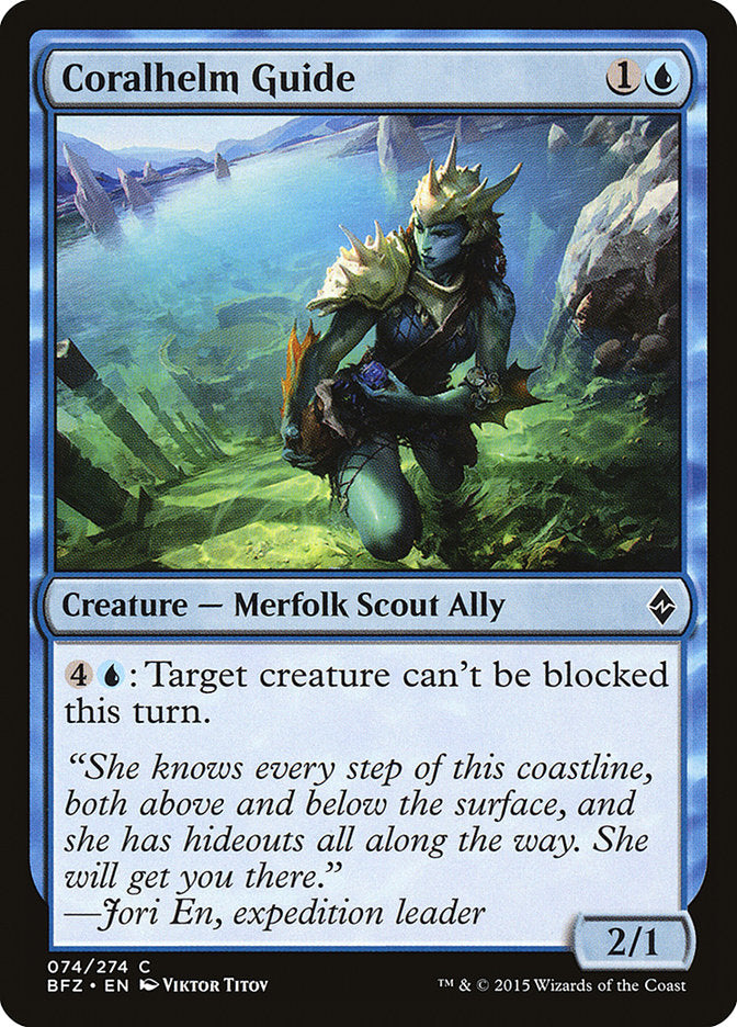 Coralhelm Guide [Battle for Zendikar] MTG Single Magic: The Gathering | Red Claw Gaming