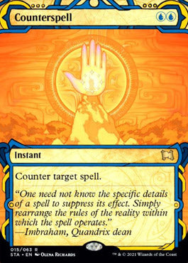 Counterspell (Foil Etched) [Strixhaven: Mystical Archive] MTG Single Magic: The Gathering | Red Claw Gaming