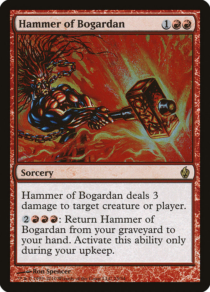 Hammer of Bogardan [Premium Deck Series: Fire and Lightning] MTG Single Magic: The Gathering | Red Claw Gaming