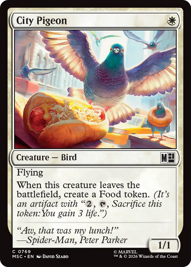 City Pigeon [Marvel Super Heroes Commander] | Red Claw Gaming