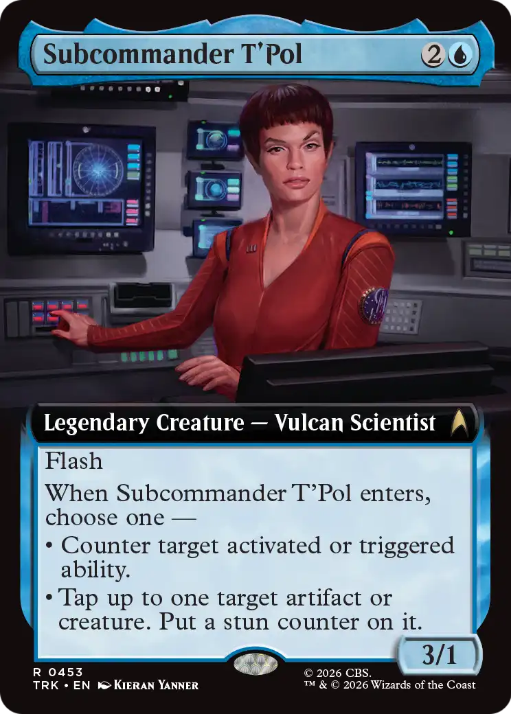 Subcommander T'Pol (Extended Art) [Star Trek] | Red Claw Gaming