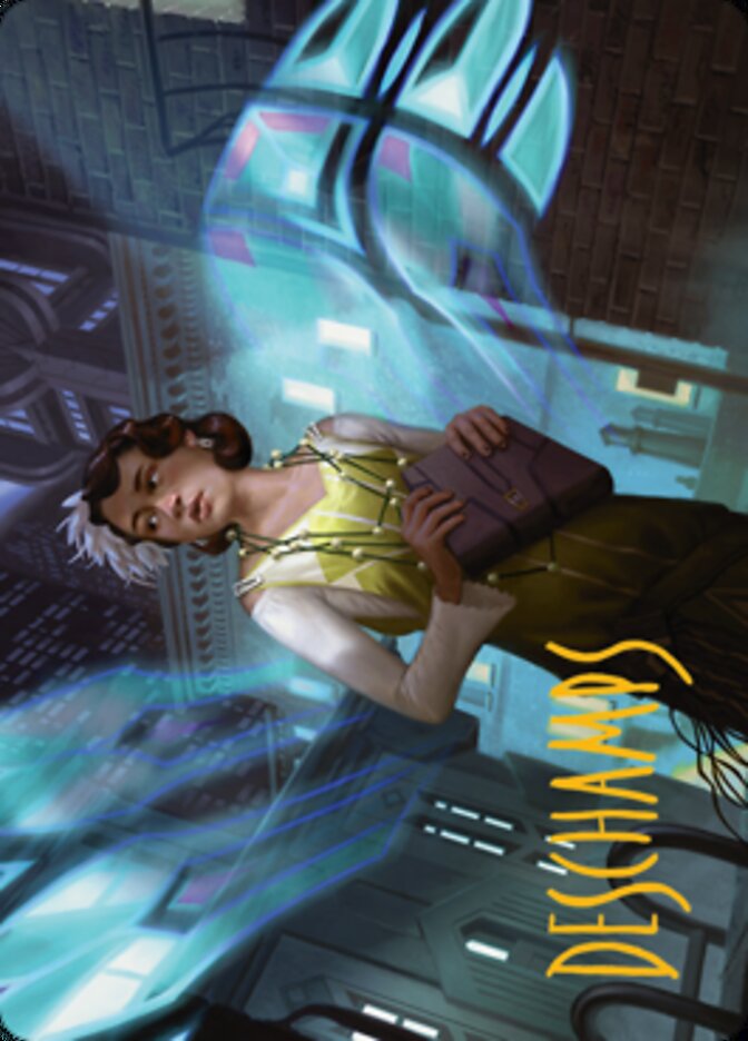 Giada, Font of Hope 1 Art Card (Gold-Stamped Signature) [Streets of New Capenna Art Series] MTG Single Magic: The Gathering | Red Claw Gaming