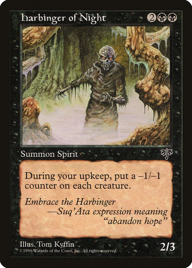 Harbinger of Night [Mirage] MTG Single Magic: The Gathering | Red Claw Gaming