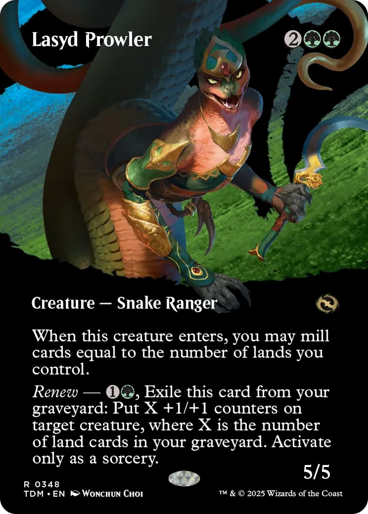 Lasyd Prowler (Borderless) [Tarkir: Dragonstorm] MTG Single Magic: The Gathering | Red Claw Gaming