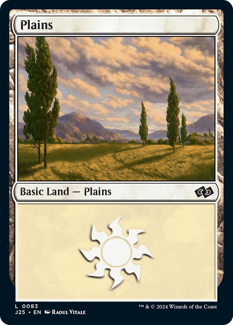 Plains (83) [Foundations Jumpstart] MTG Single Magic: The Gathering | Red Claw Gaming