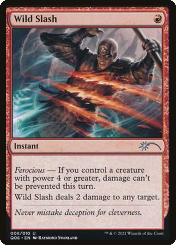 Wild Slash [Pioneer Challenger Decks 2021] MTG Single Magic: The Gathering | Red Claw Gaming