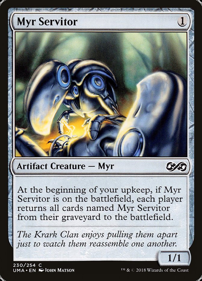 Myr Servitor [Ultimate Masters] MTG Single Magic: The Gathering | Red Claw Gaming