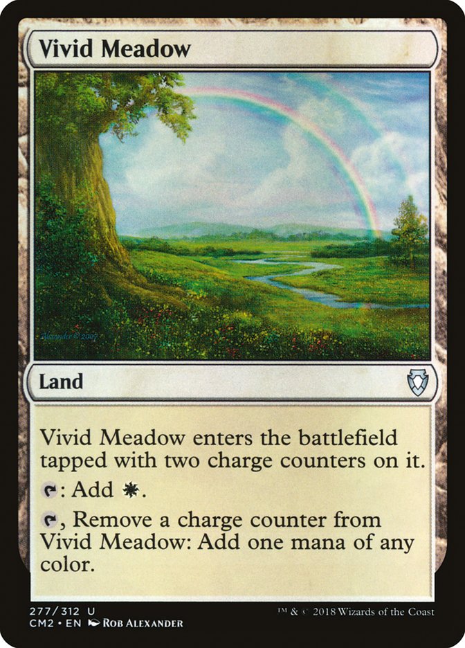 Vivid Meadow [Commander Anthology Volume II] MTG Single Magic: The Gathering | Red Claw Gaming