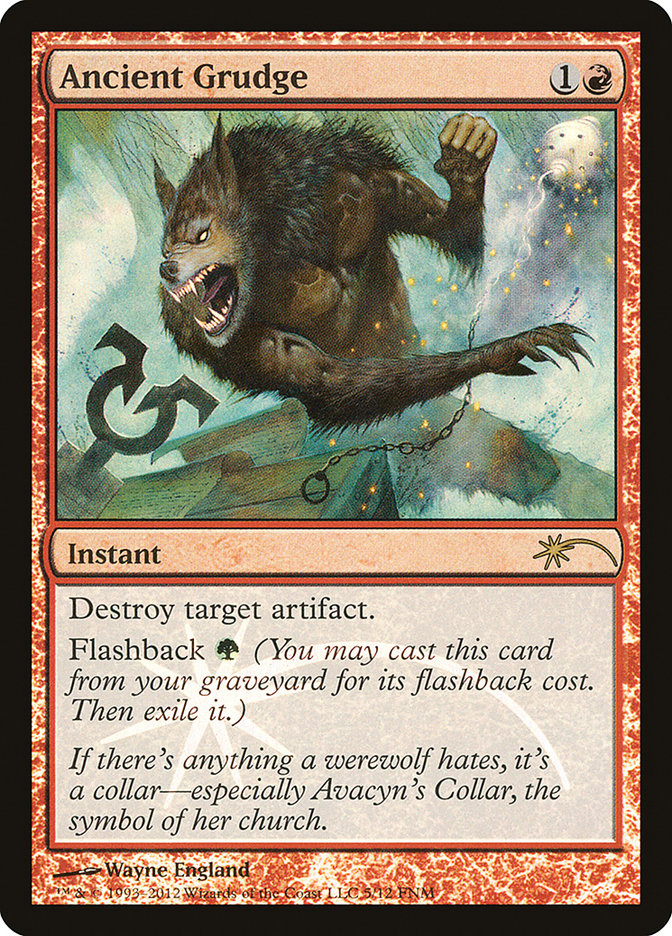 Ancient Grudge [Friday Night Magic 2012] MTG Single Magic: The Gathering | Red Claw Gaming