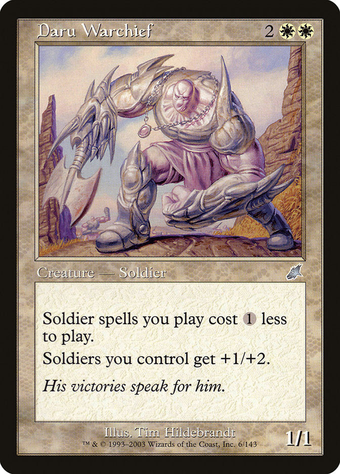 Daru Warchief [Scourge] MTG Single Magic: The Gathering | Red Claw Gaming