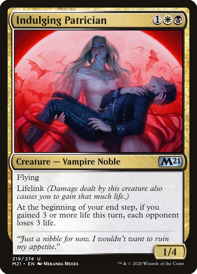 Indulging Patrician [Core Set 2021] MTG Single Magic: The Gathering | Red Claw Gaming