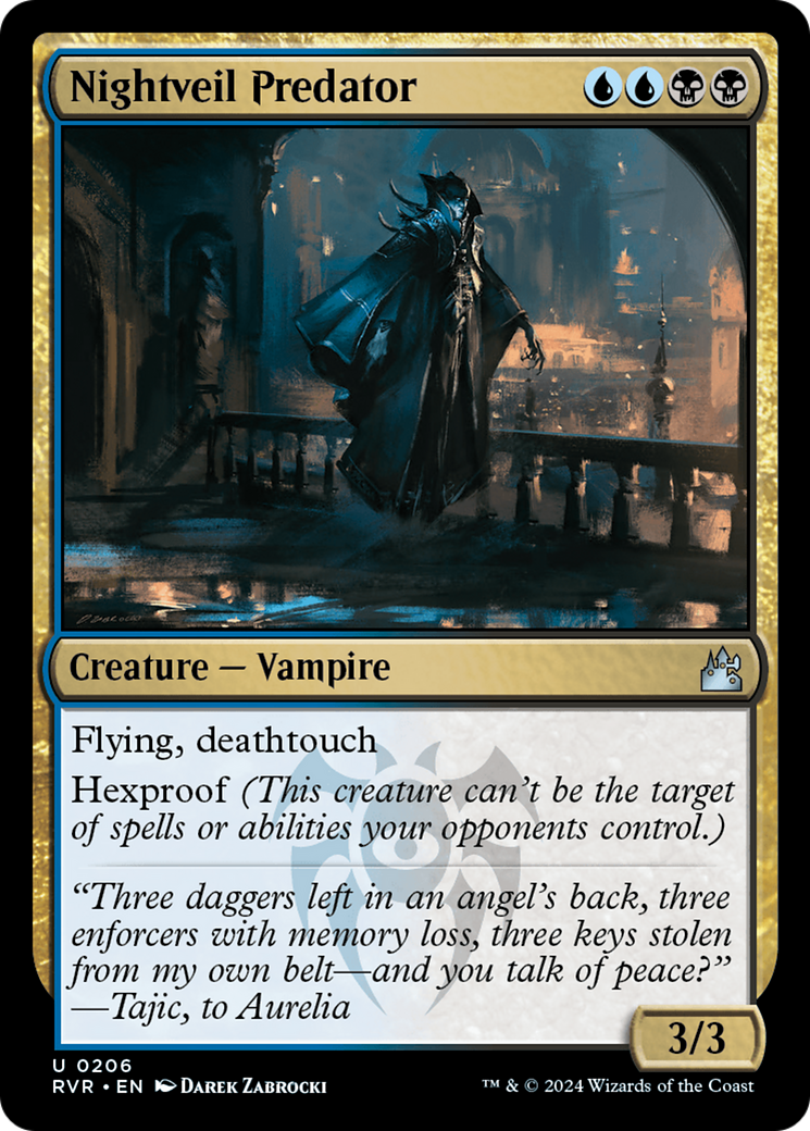 Nightveil Predator [Ravnica Remastered] MTG Single Magic: The Gathering | Red Claw Gaming