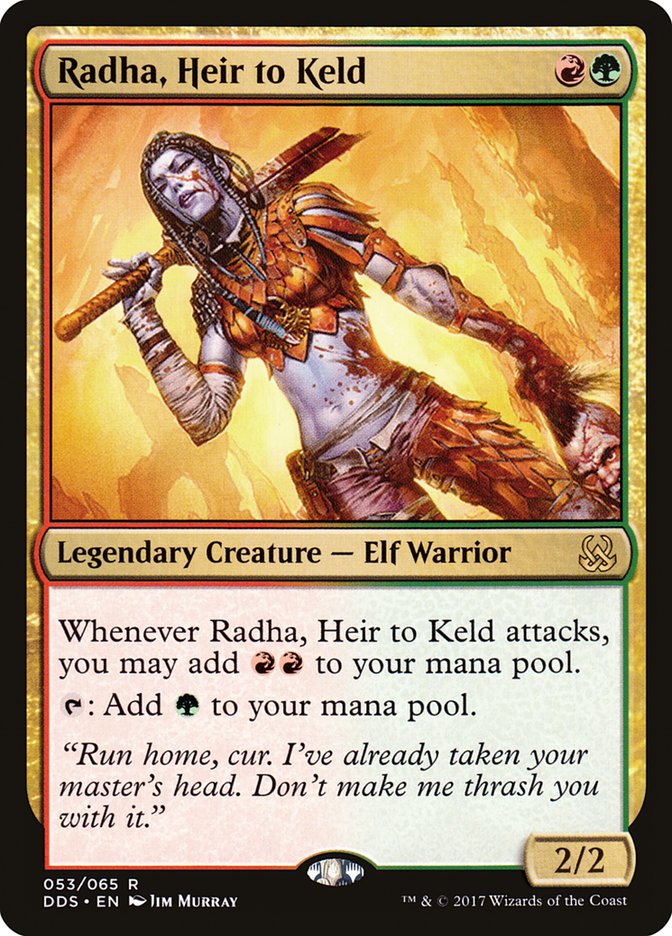 Radha, Heir to Keld [Duel Decks: Mind vs. Might] MTG Single Magic: The Gathering | Red Claw Gaming