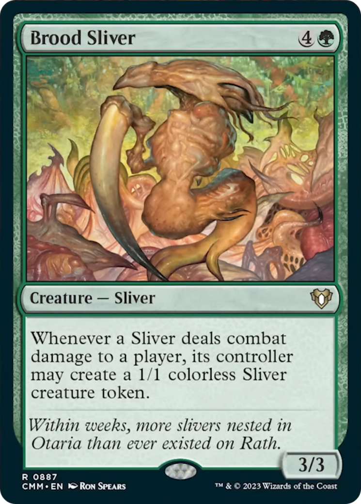 Brood Sliver [Commander Masters] MTG Single Magic: The Gathering | Red Claw Gaming