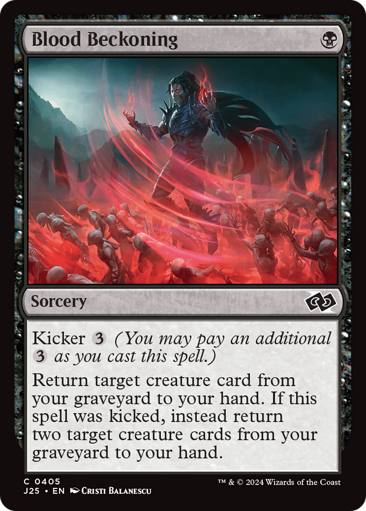 Blood Beckoning [Foundations Jumpstart] MTG Single Magic: The Gathering | Red Claw Gaming