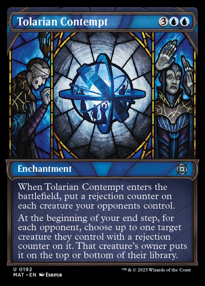 Tolarian Contempt (Showcase Halo Foil) [March of the Machine: The Aftermath] MTG Single Magic: The Gathering | Red Claw Gaming