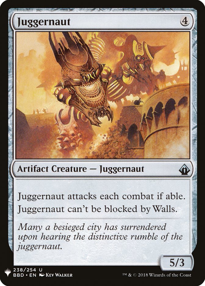 Juggernaut [Mystery Booster] MTG Single Magic: The Gathering    | Red Claw Gaming