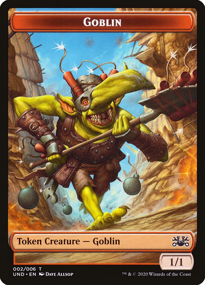 Goblin // Giant Teddy Bear Double-Sided Token [Unsanctioned Tokens] MTG Single Magic: The Gathering | Red Claw Gaming