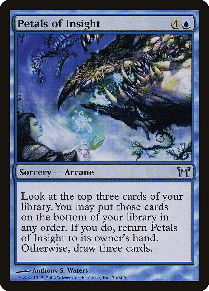 Petals of Insight [Champions of Kamigawa] MTG Single Magic: The Gathering | Red Claw Gaming