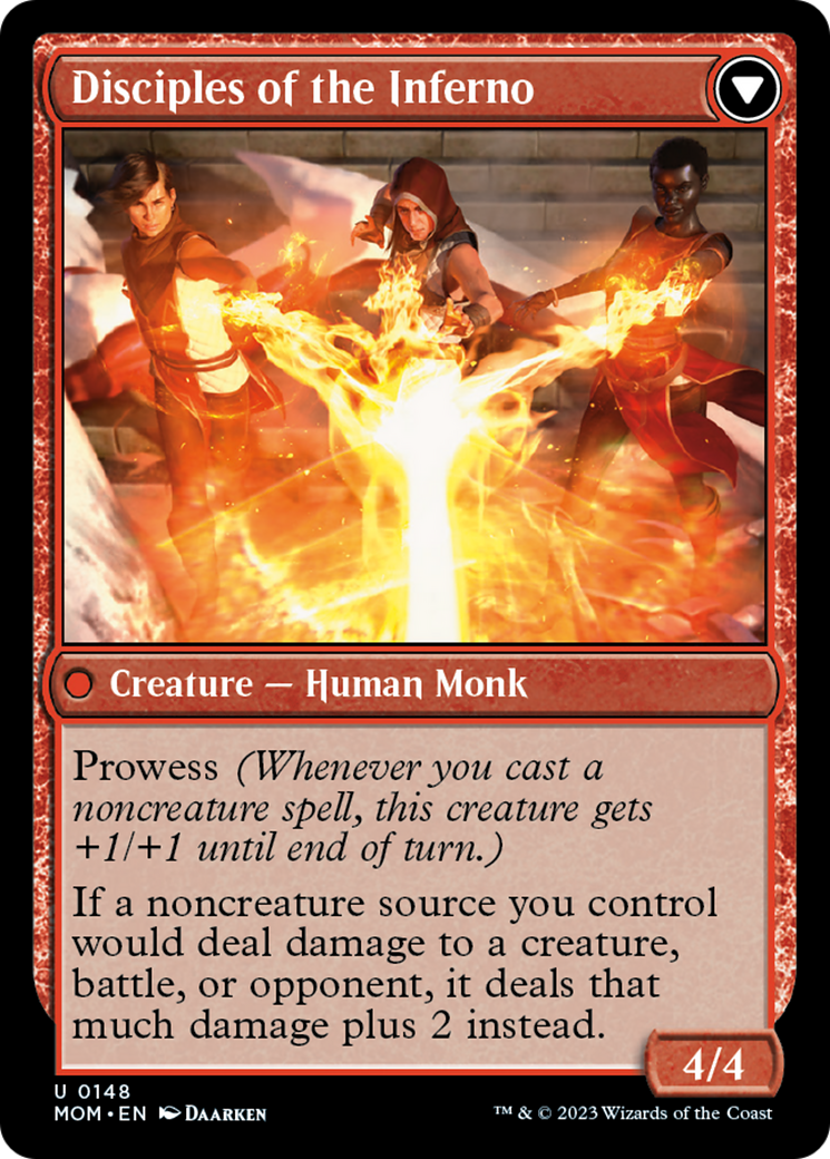 Invasion of Regatha // Disciples of the Inferno [March of the Machine] MTG Single Magic: The Gathering    | Red Claw Gaming