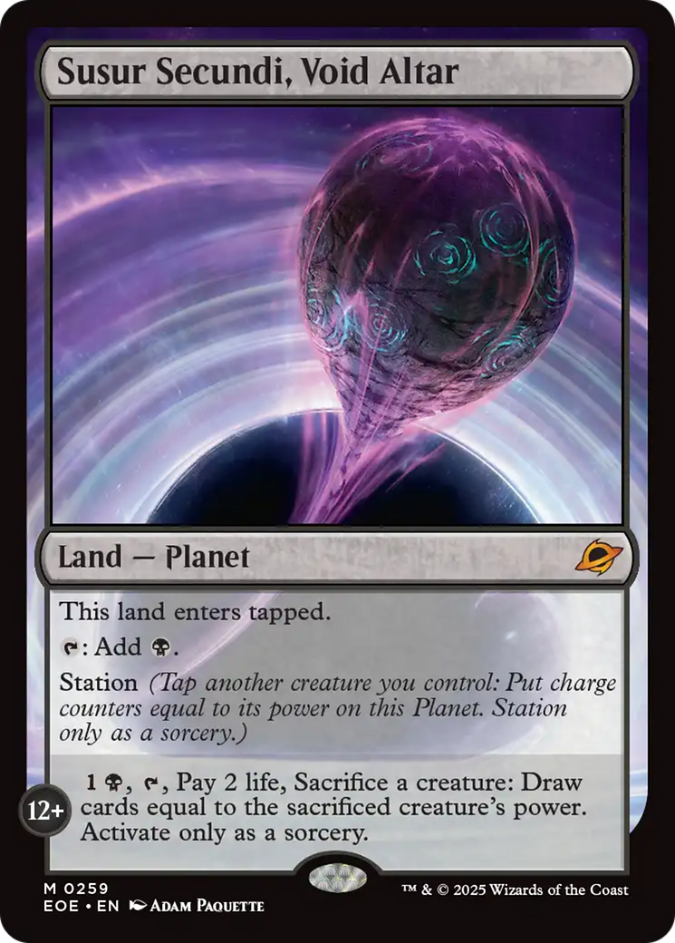 Susur Secundi, Void Altar [Edge of Eternities] MTG Single Magic: The Gathering | Red Claw Gaming