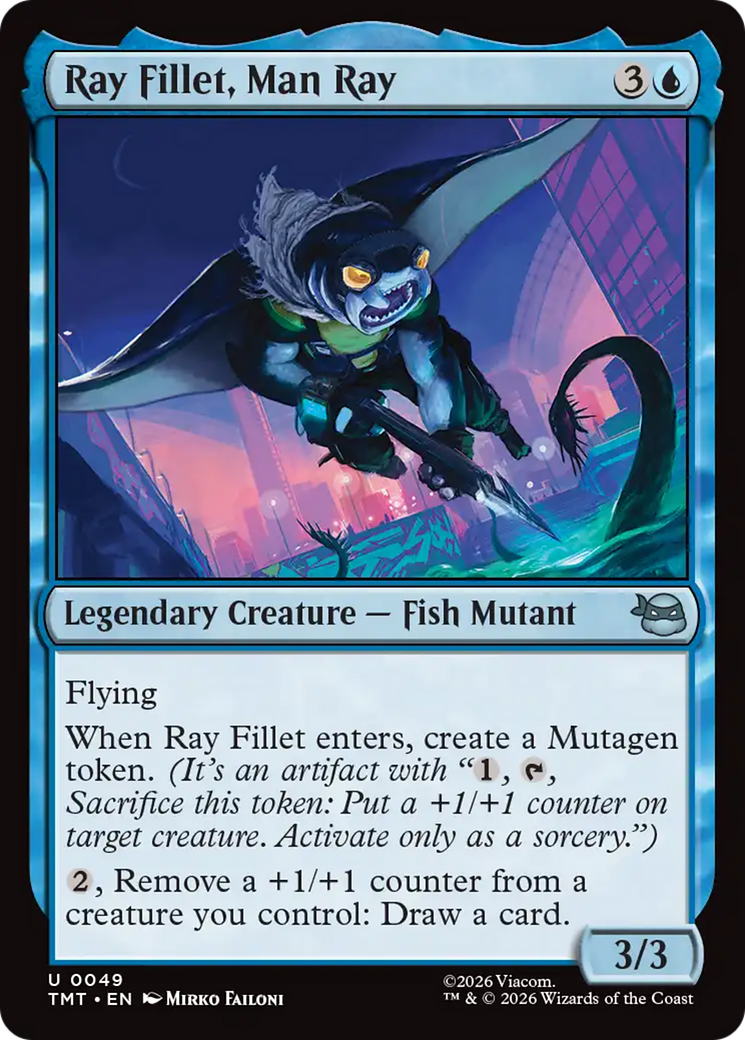 Ray Fillet, Man Ray [Teenage Mutant Ninja Turtles] MTG Single Magic: The Gathering | Red Claw Gaming