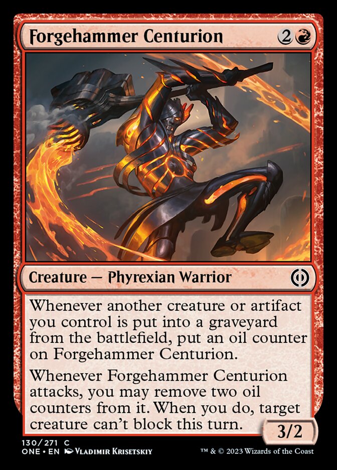 Forgehammer Centurion [Phyrexia: All Will Be One] MTG Single Magic: The Gathering | Red Claw Gaming