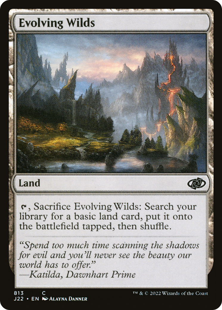 Evolving Wilds [Jumpstart 2022] MTG Single Magic: The Gathering | Red Claw Gaming