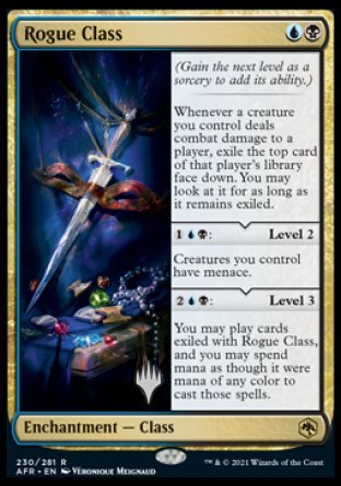Rogue Class (Promo Pack) [Dungeons & Dragons: Adventures in the Forgotten Realms Promos] MTG Single Magic: The Gathering | Red Claw Gaming