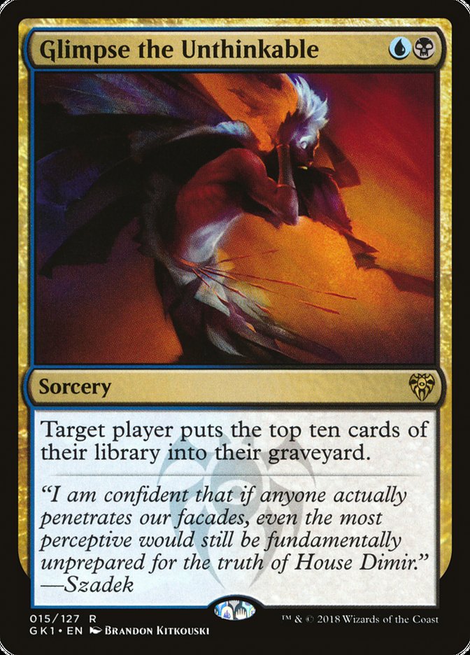 Glimpse the Unthinkable [Guilds of Ravnica Guild Kit] MTG Single Magic: The Gathering | Red Claw Gaming