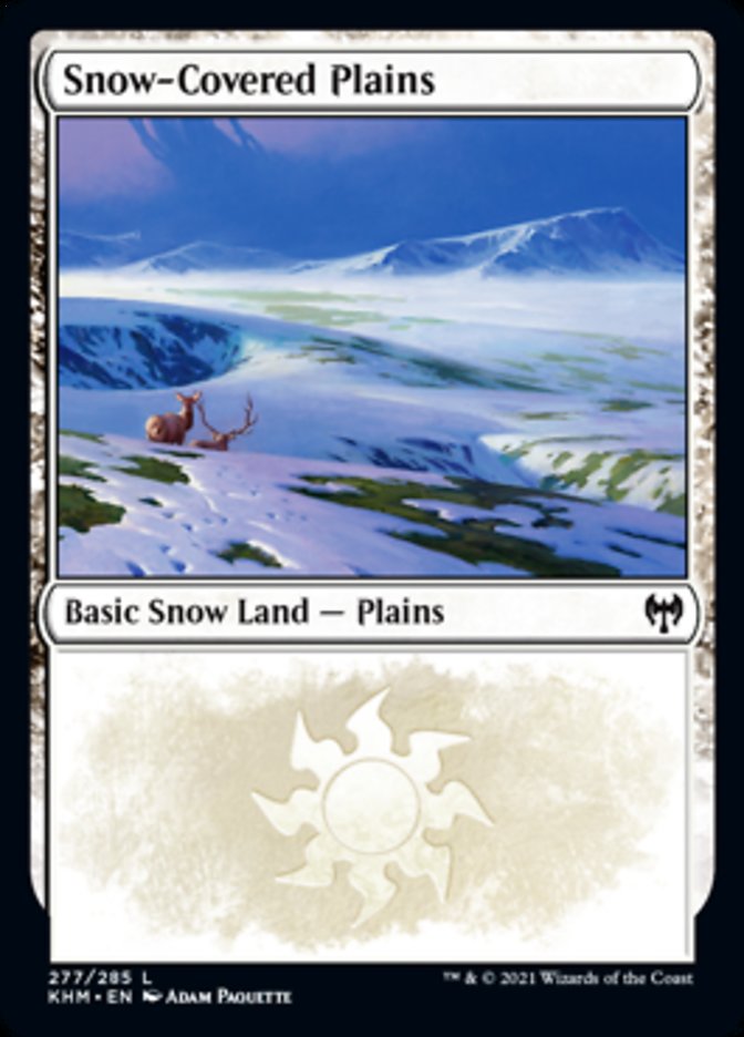 Snow-Covered Plains (277) [Kaldheim] MTG Single Magic: The Gathering | Red Claw Gaming