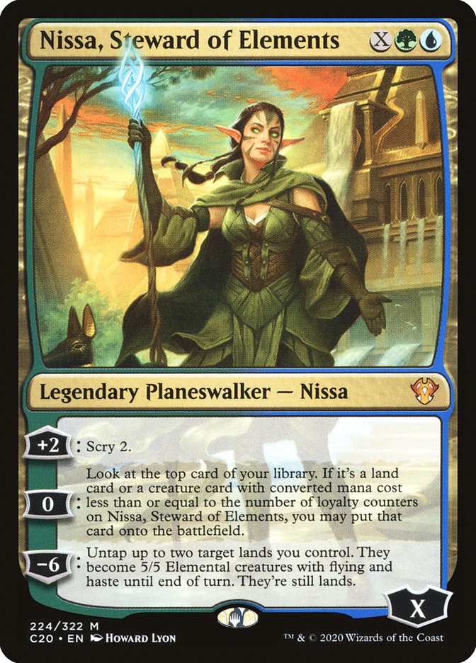Nissa, Steward of Elements [Commander 2020] MTG Single Magic: The Gathering | Red Claw Gaming