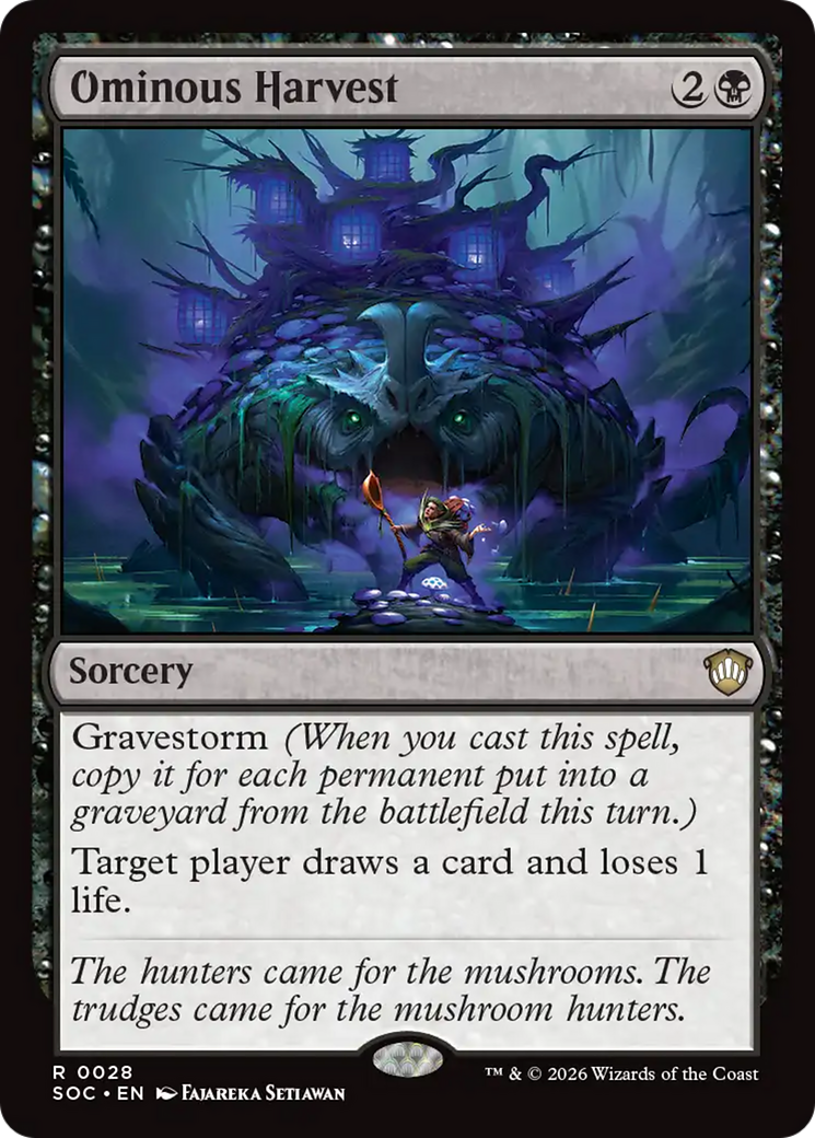 Ominous Harvest [Secrets of Strixhaven Commander] MTG Single Magic: The Gathering | Red Claw Gaming