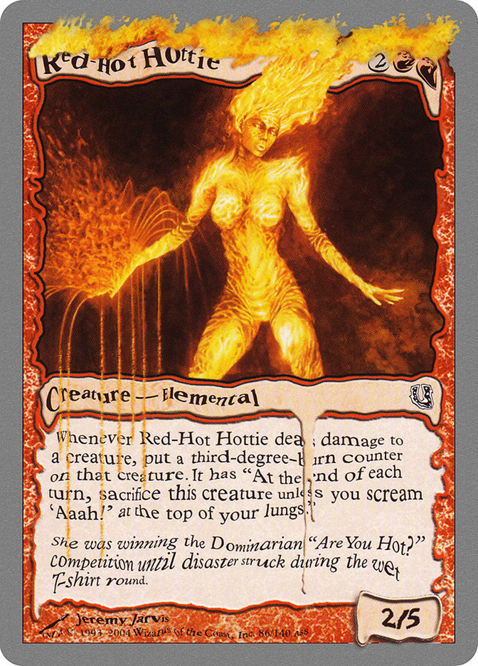 Red-Hot Hottie [Unhinged] MTG Single Magic: The Gathering | Red Claw Gaming
